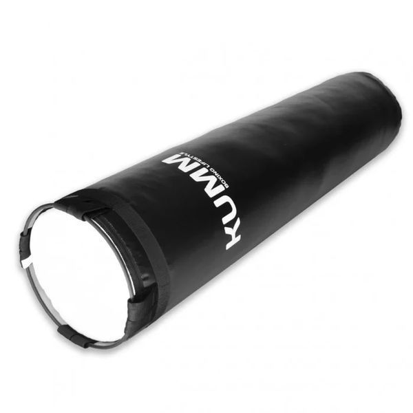 Мішок боксерський PVC 140x32 см зі сталевим кільцем та кріпленням ланцюги чорний | Kumm K04794 K04794 фото