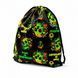Рюкзак-мешок спортивный Neon Skulls 50&times;41 см | Черный Kumm K14373 K14373 фото 3