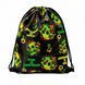 Рюкзак-мешок спортивный Neon Skulls 50&times;41 см | Черный Kumm K14373 K14373 фото 1