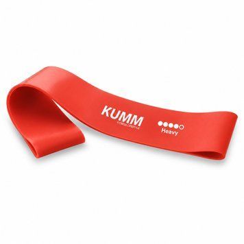 Гумка-еспандер для фітнесу 30&times;5 см з опором 9&ndash;14 кг | Червона Kumm K14915 K14915 фото