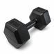 Гантели шестигранные 3 кг 1 шт для фитнеса | Черный Kumm K13048 K13048 фото 2