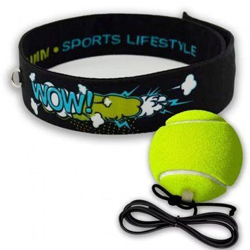 Файтбол для бокса (Fight ball) на голову Wow | Мяч теннисный K03544-T K03544-T фото