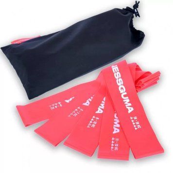 Набор эспандеров резинок 5 шт Fitnessguma FG06743 FG06743 фото